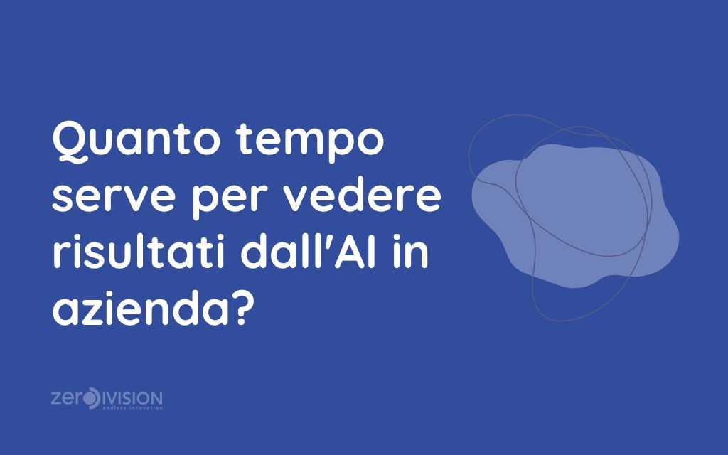 Quanto tempo per vedere risultati dall'AI in azienda