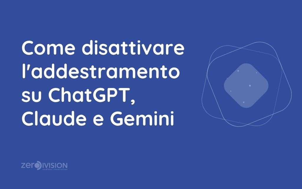 Come disattivare l'addestramento su ChatGPT, Claude e Gemini